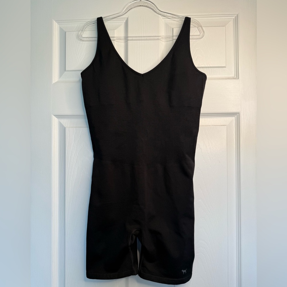 PINK Victoria's Secret Active Black Bodysuit